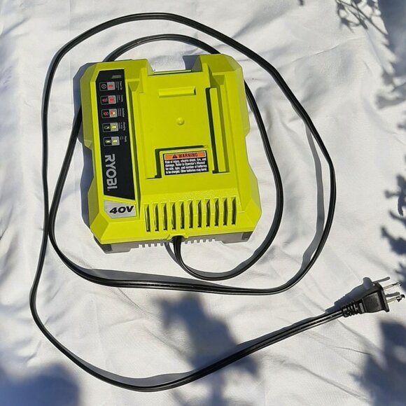 GENUINE OEM  RYOBI  OP401 Lithium-ion 40 Volt  Battery Charger - Picture 2 of 5